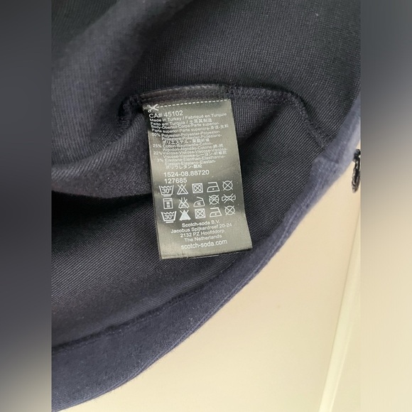 Maison Scotch Scotch & Soda Blue Black Dress size Small - Picture 4 of 8